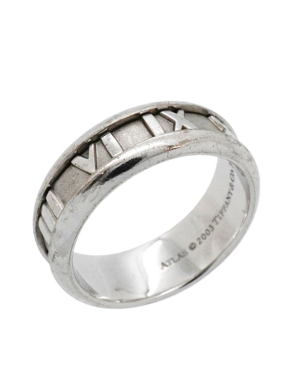 Tiffany & Co Ring Atlas 18k White Gold